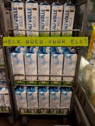 Is melk goed voor elk?